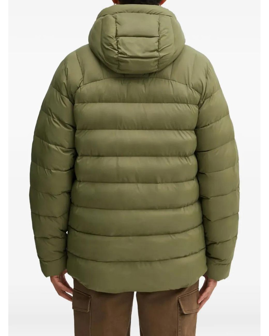 Fjallraven Green Expedition Hooded-Padded Jacket for men