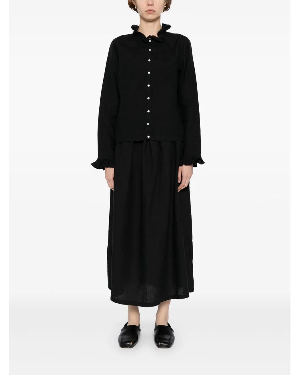 Agnes B. Black Elasticated Waist Skirt