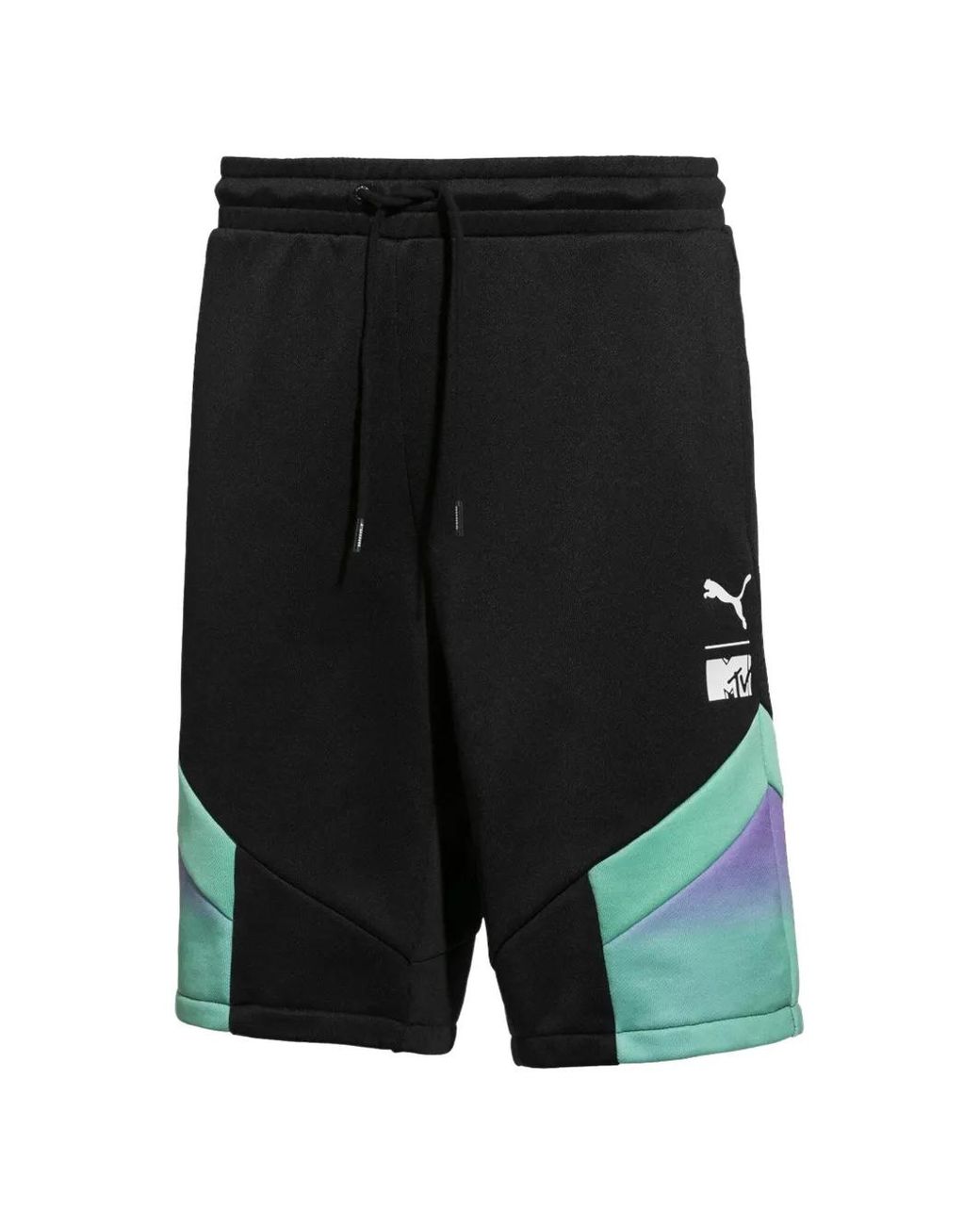 PUMA Black X Mtv Graphic Shorts for men