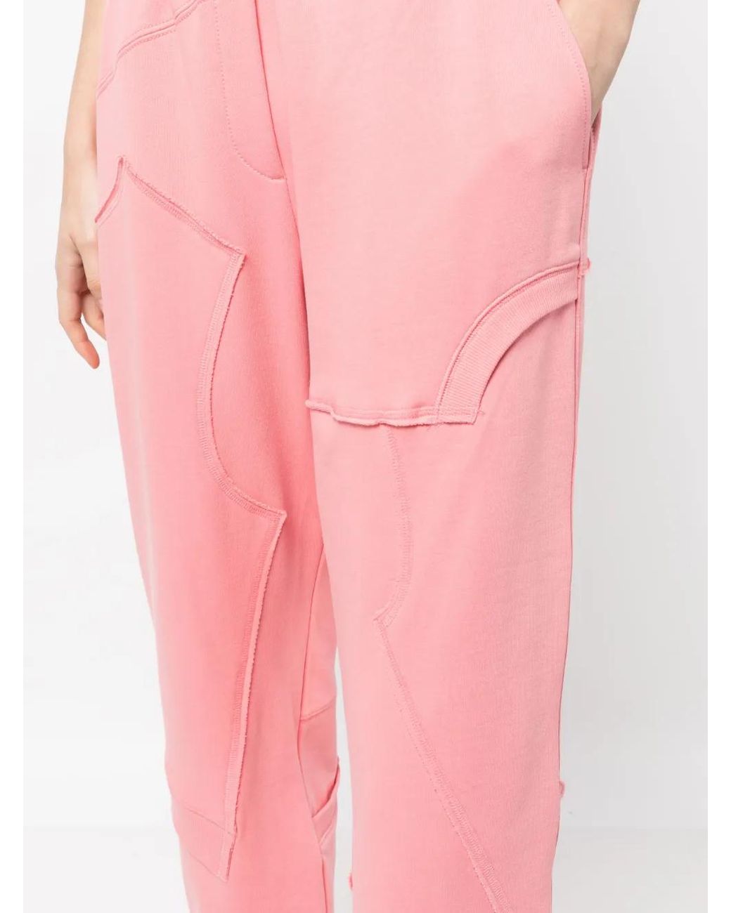 3.1 Phillip Lim Pink Panelled Cotton Track Pants