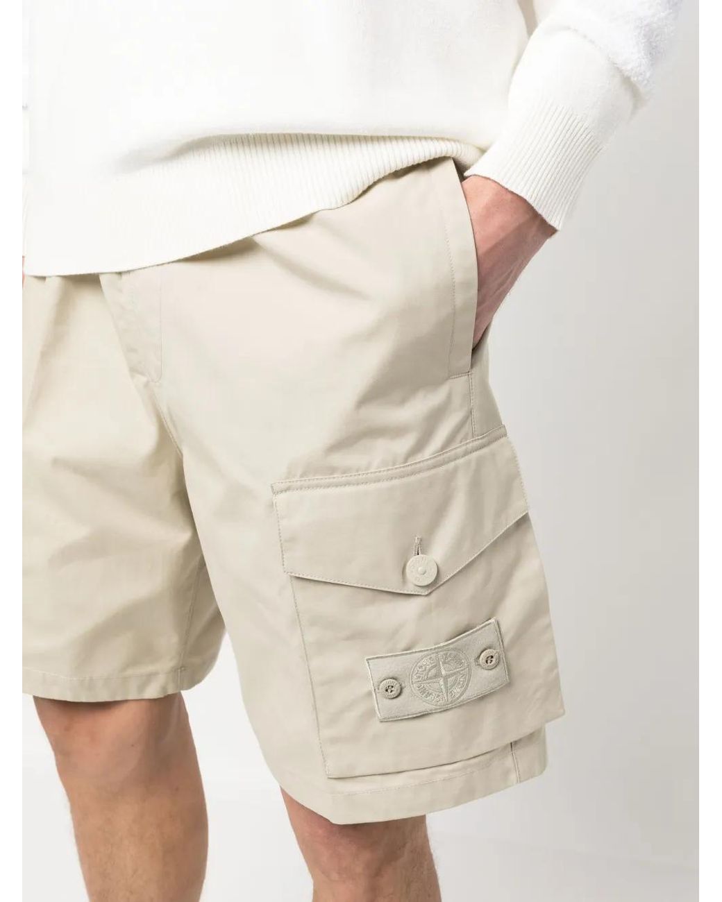 Stone Island Natural Shorts Ghost for men
