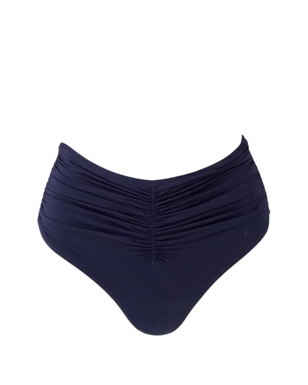 Melissa Odabash Blue Nevis Ruched Bikini Bottoms