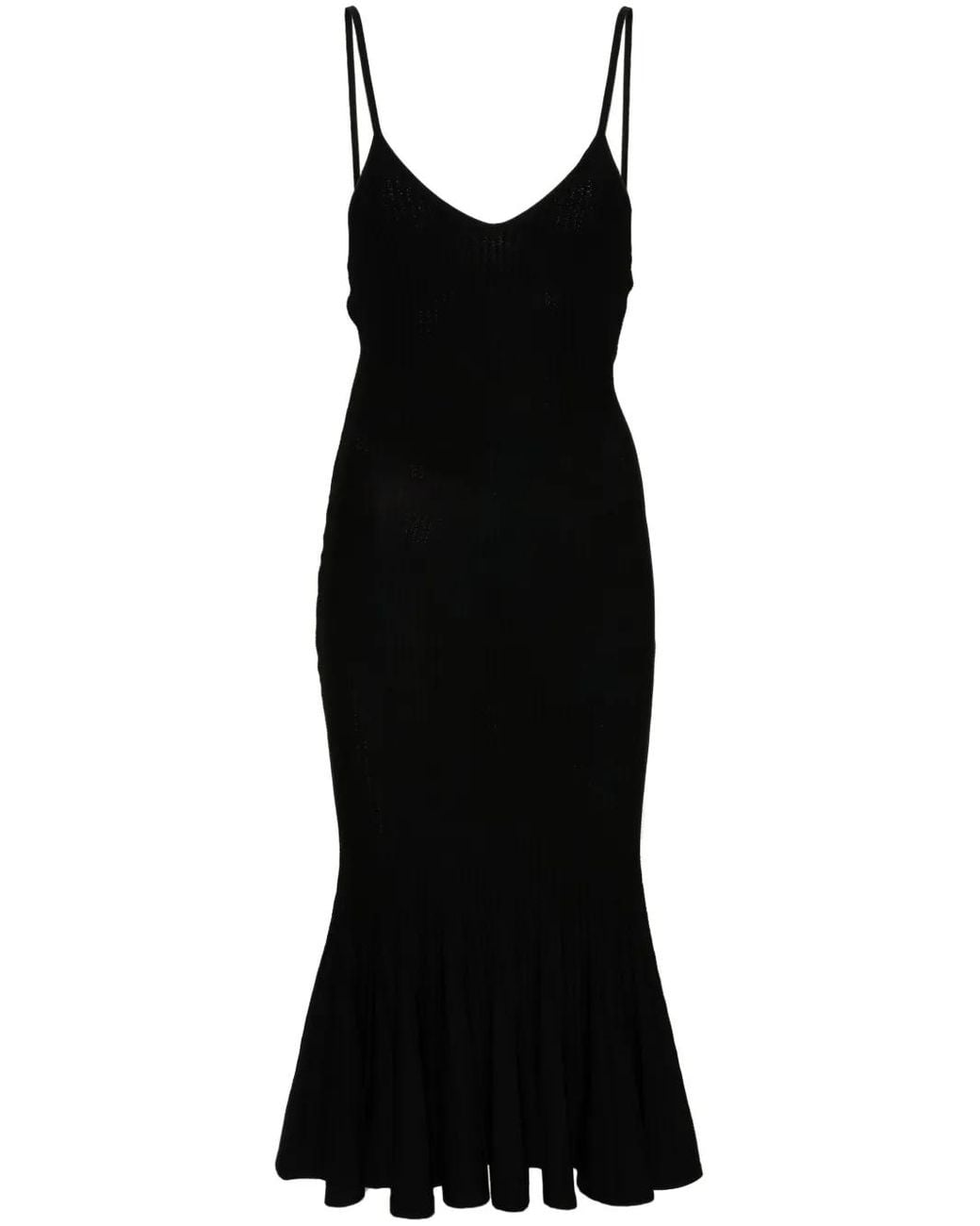 Khaite Black Queen Dress