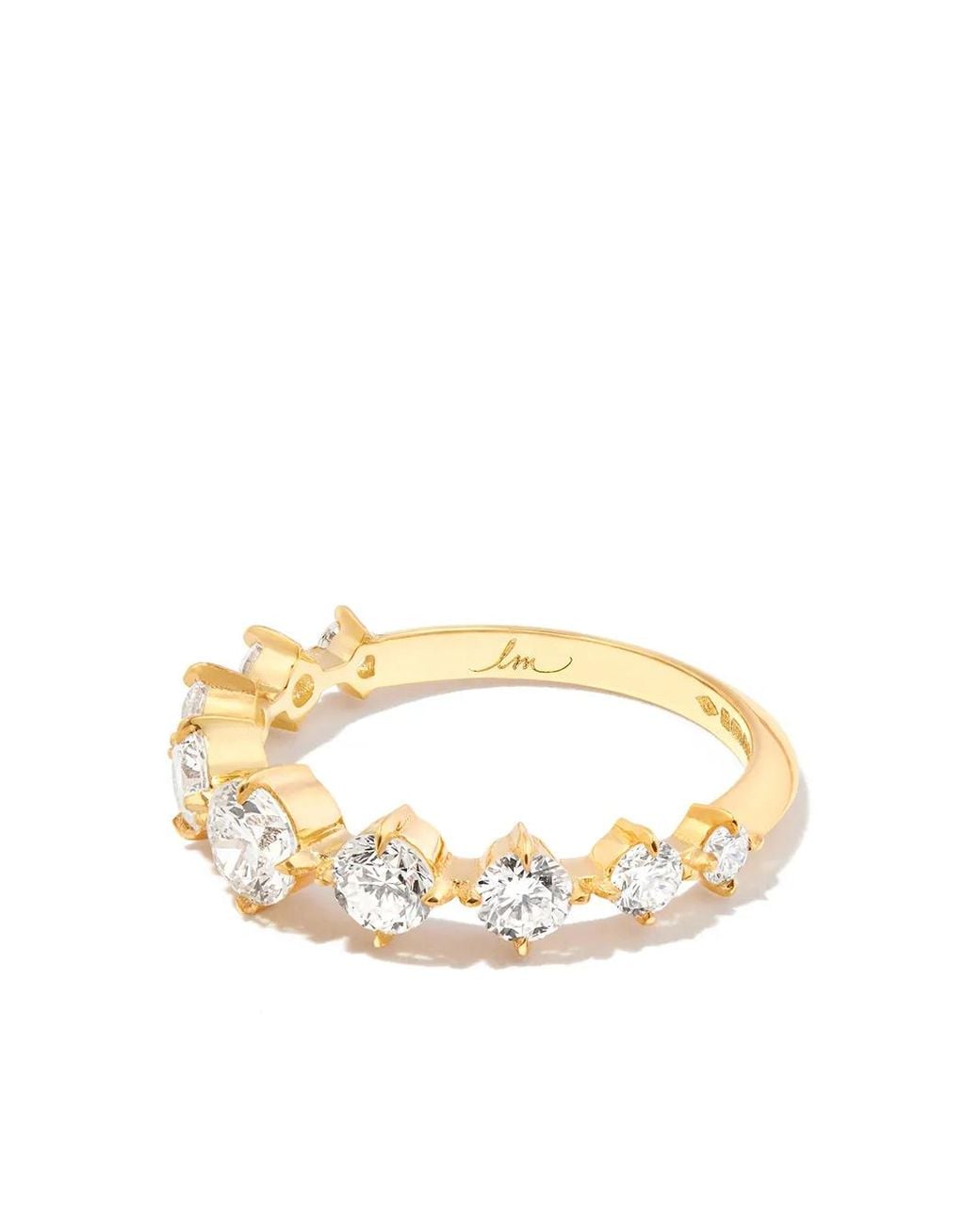 Lizzie Mandler Metallic 18Kt Éclat Diamond Ring