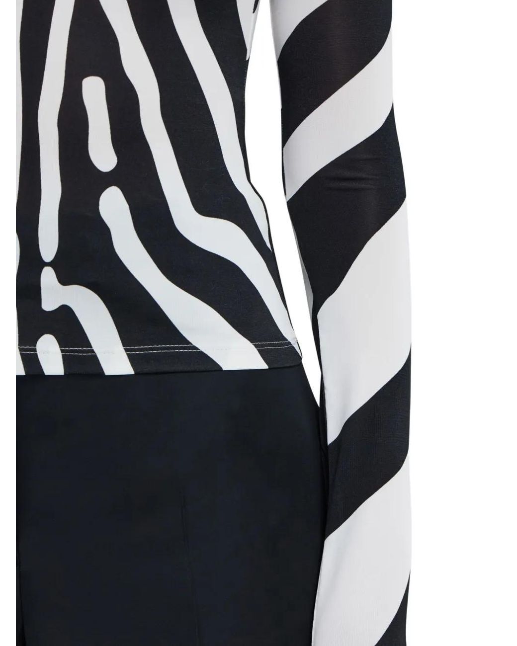 Ferragamo Black Stretch Jersey Turtleneck