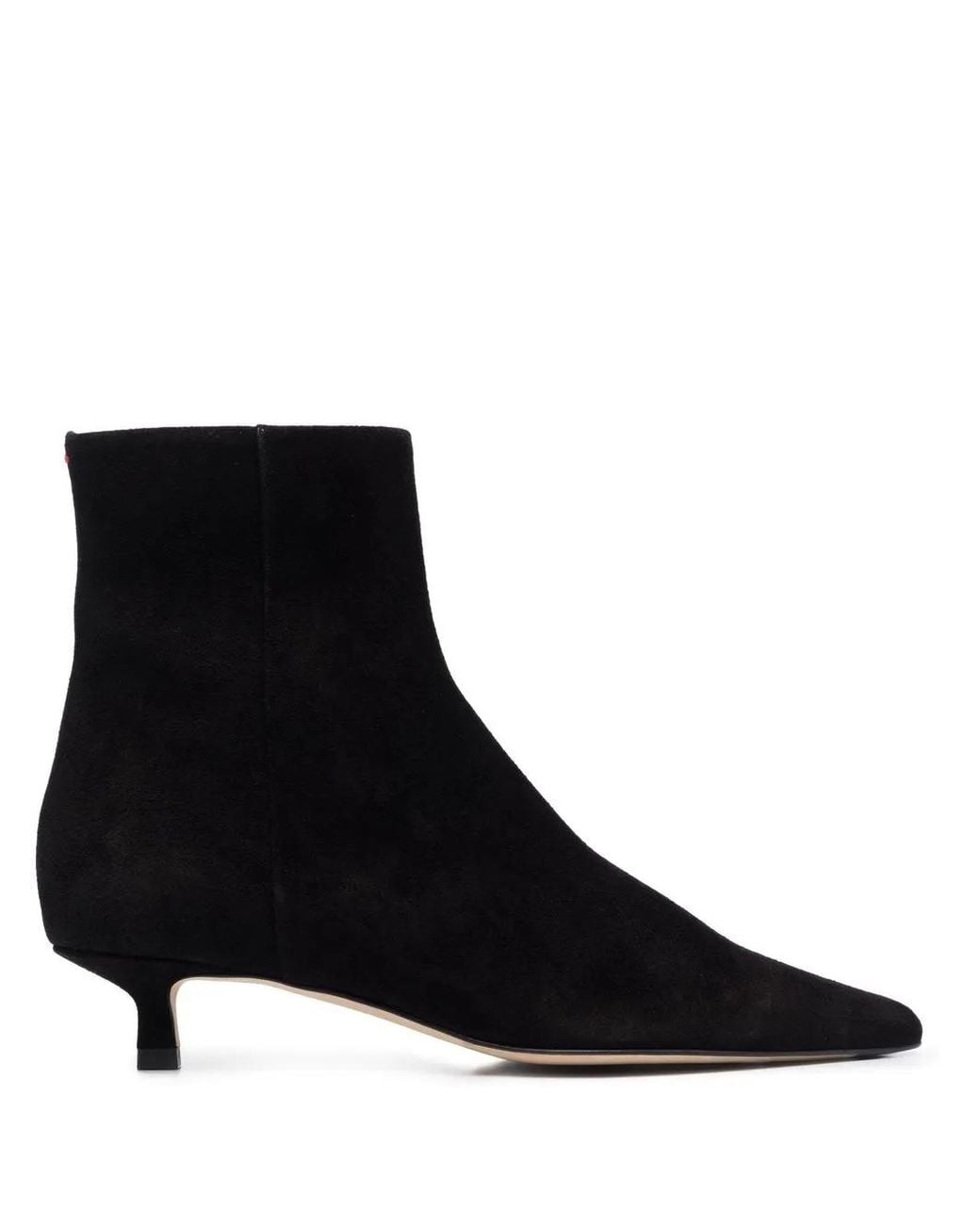 Aeyde Black Pointed-Toe Boots