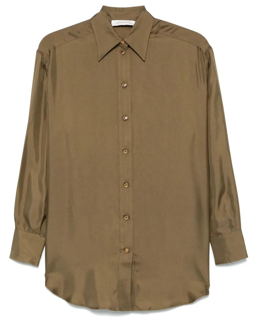Zimmermann Green Crush Shirt