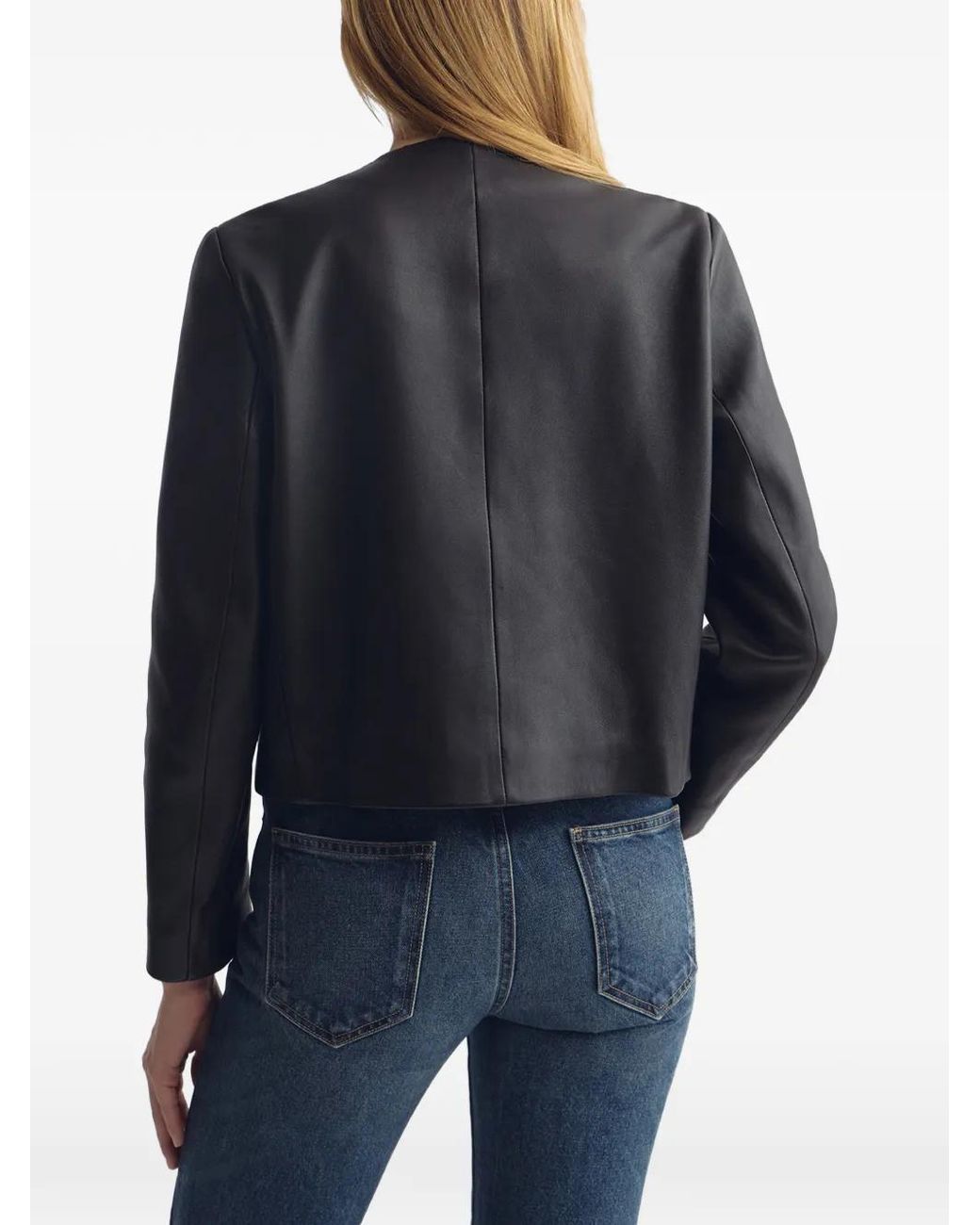 Nili Lotan Black Veste Ophelie En Cuir