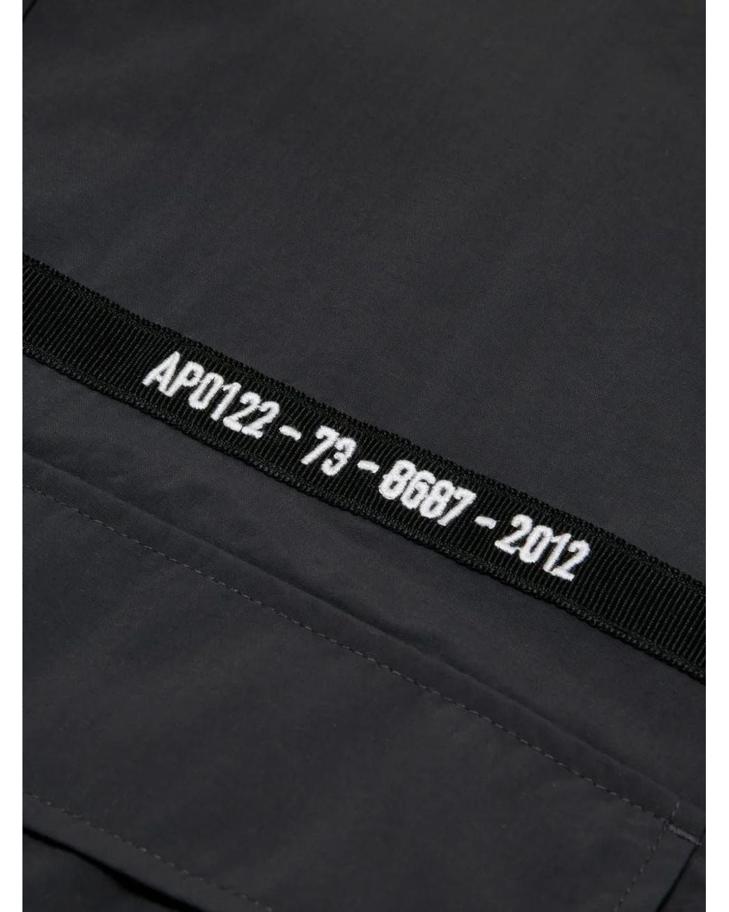 Aape By A Bathing Ape Blue Text-Print Shirt for men