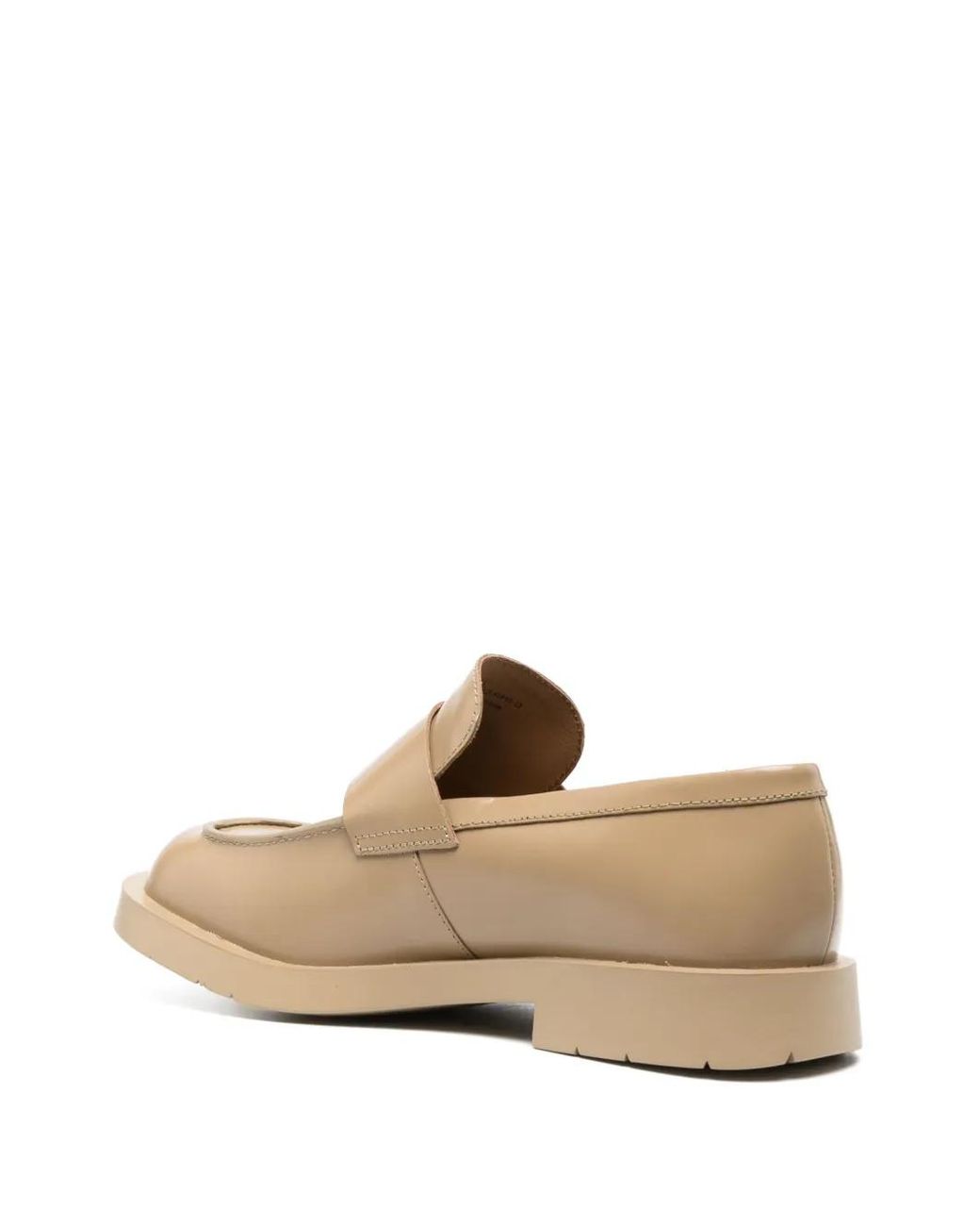 CAMPERLAB Natural Square-Toe Leather Loafers