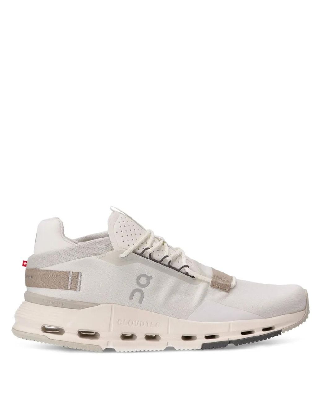 On Shoes White Cloudnova 2 Trainers for men