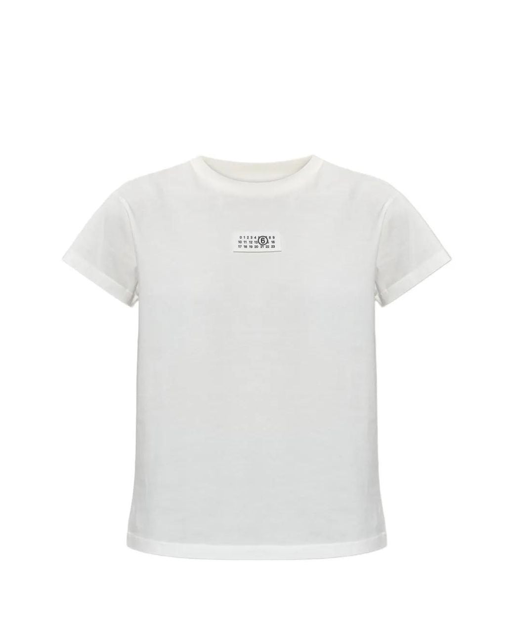 MM6 by Maison Margiela White Overdyed Jersey T-Shirt