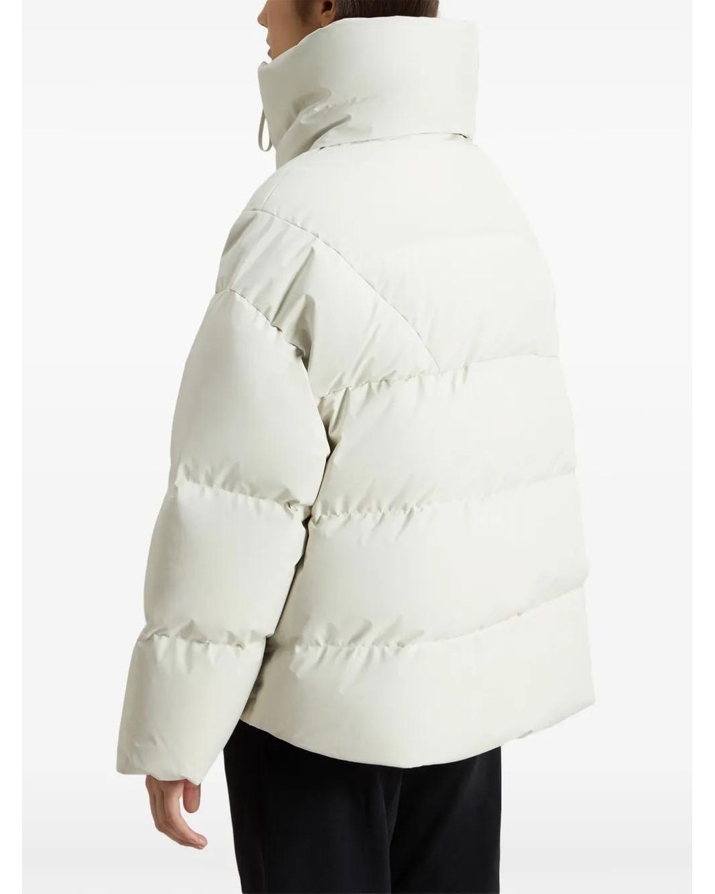 Woolrich Natural Oversize Padded Jacket