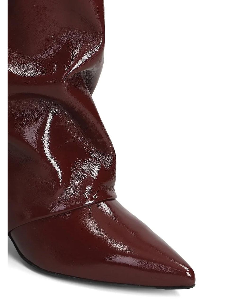 Alchimia Brown Pointed-Toe Slouchy Boots