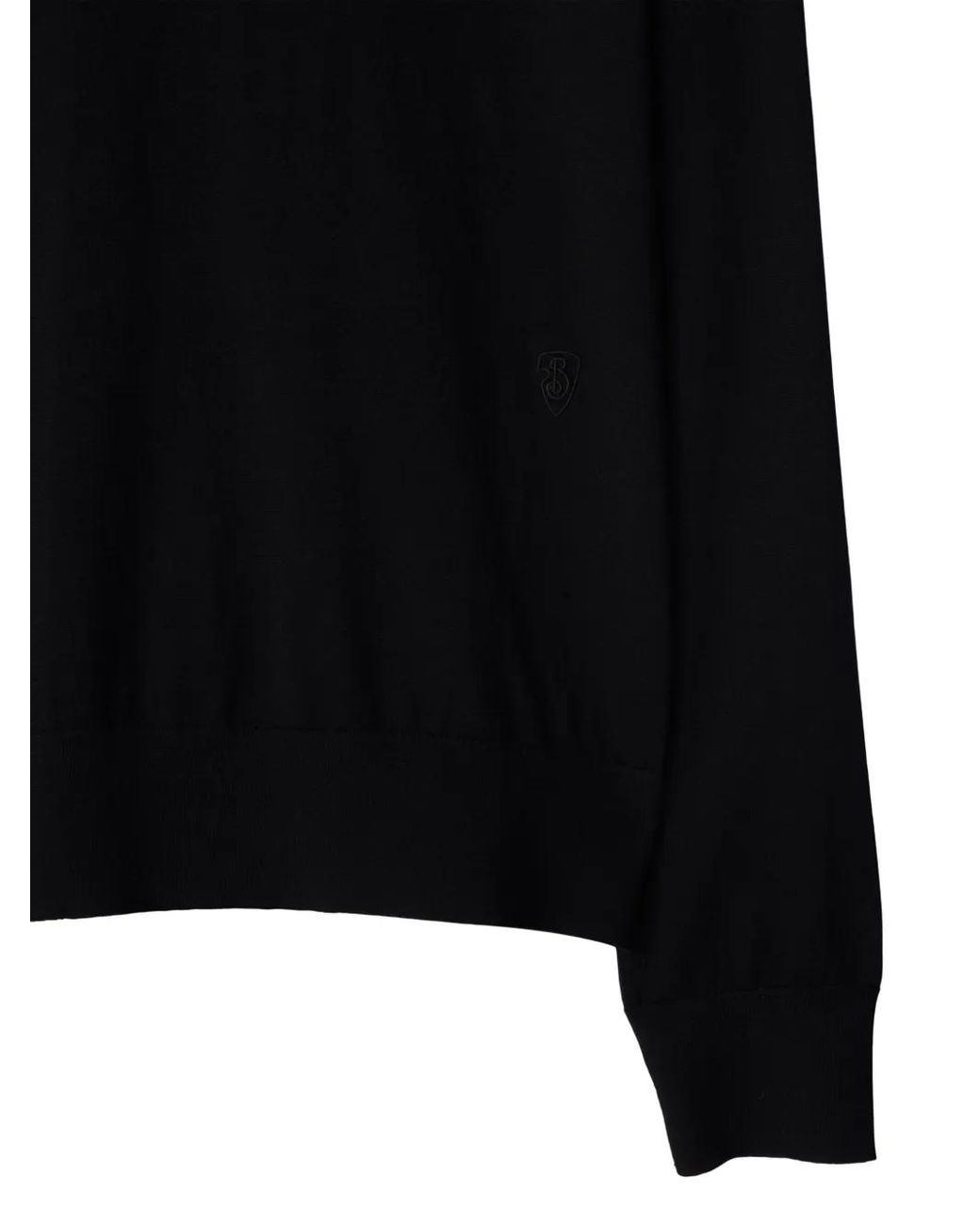 Burberry Black Wool Sweater for men