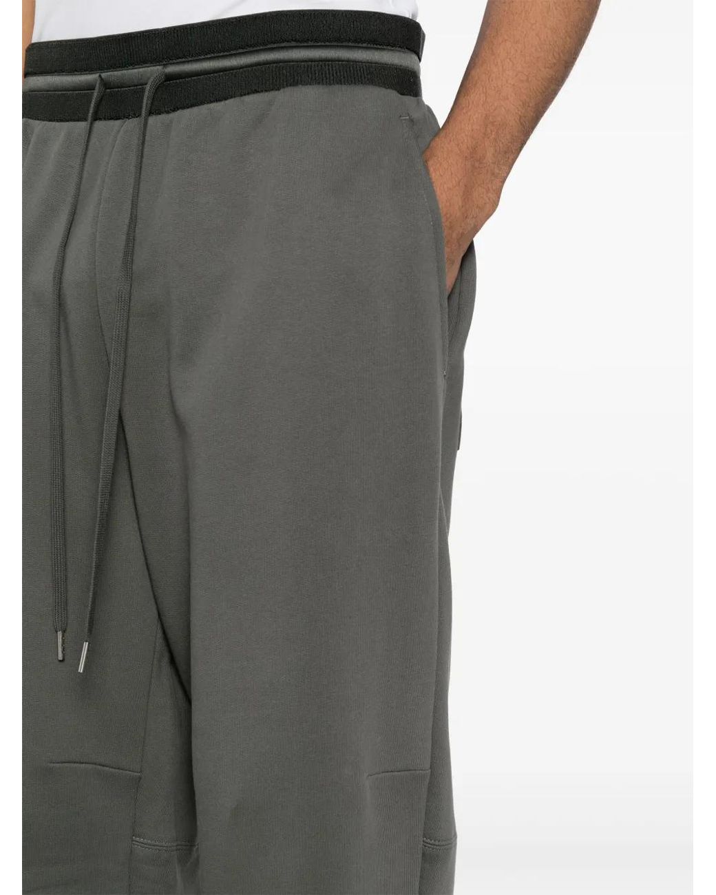 Helmut Lang Gray Curve Sweatpants for men