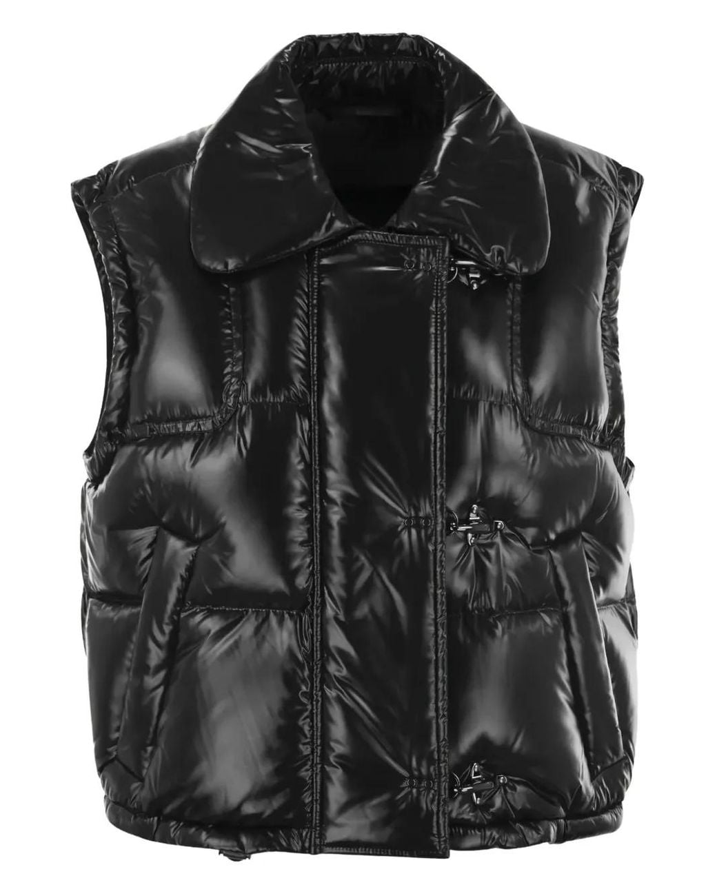 Fay Black Quilted Padded Gilet