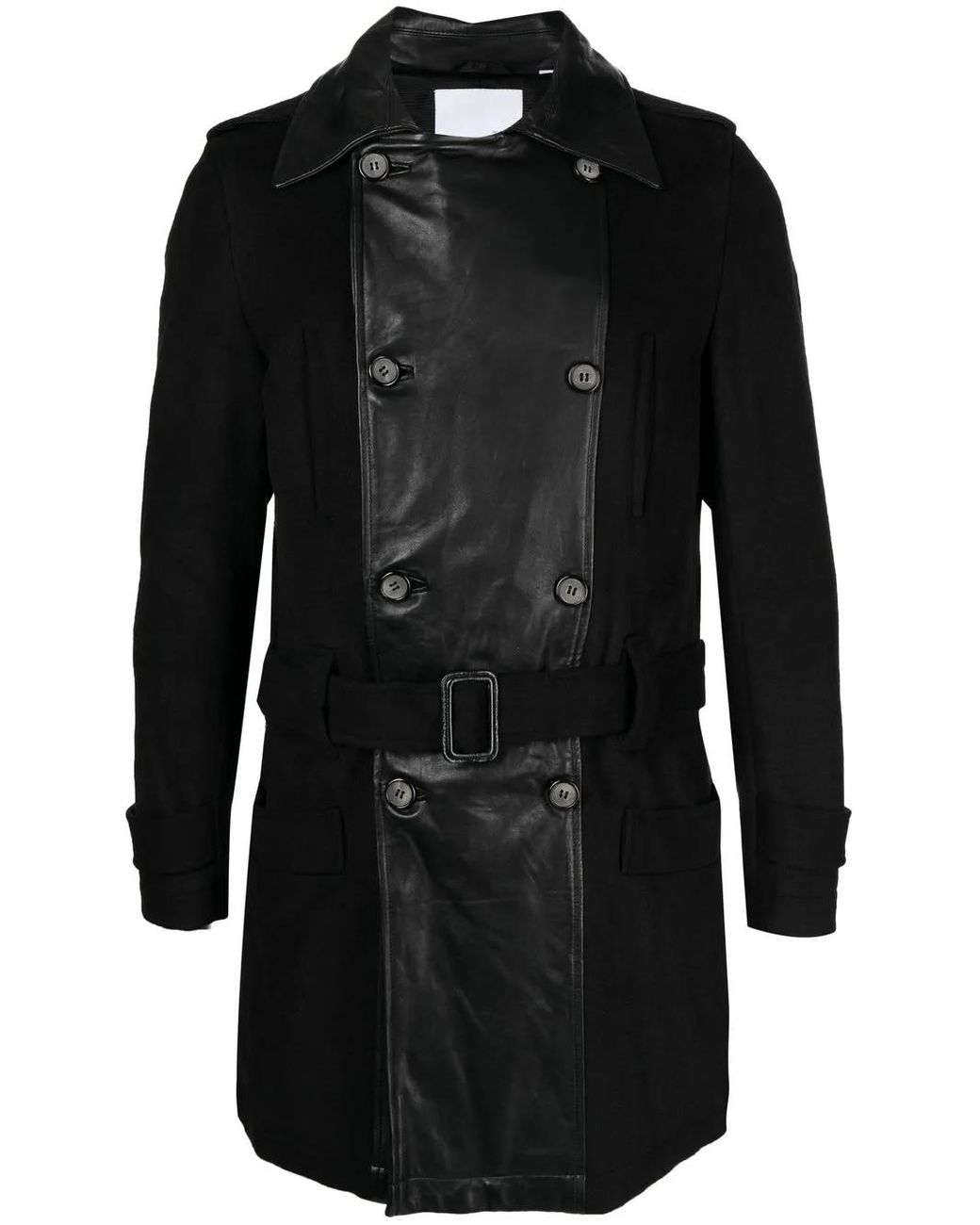 Cappotto The Taskmaster di Private Stock in Black da Uomo