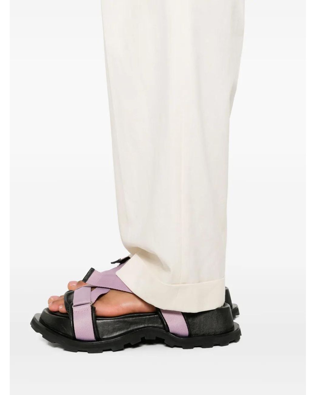 Miu Miu White Straight-Leg Trousers