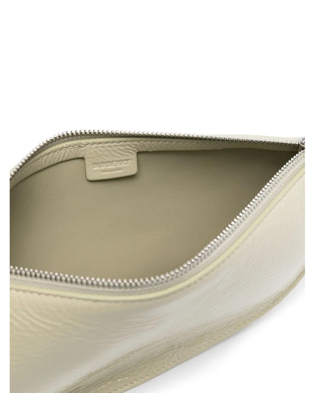 Burberry Natural Small Shield Leather Shoulder Bag