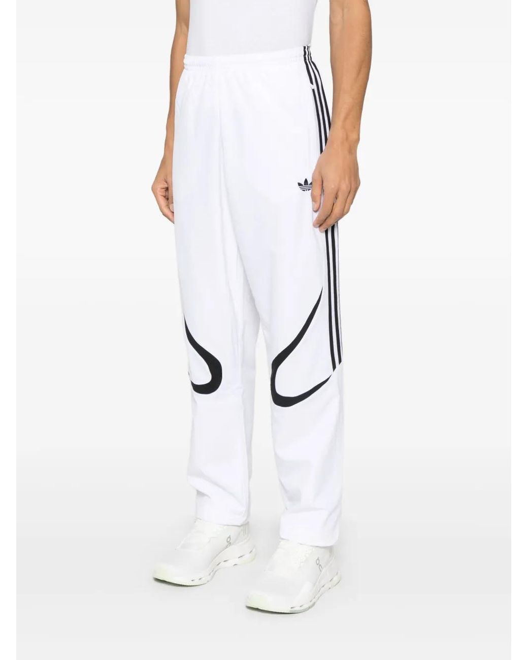 Adidas White Adicolor Teamgeist Track Pants for men