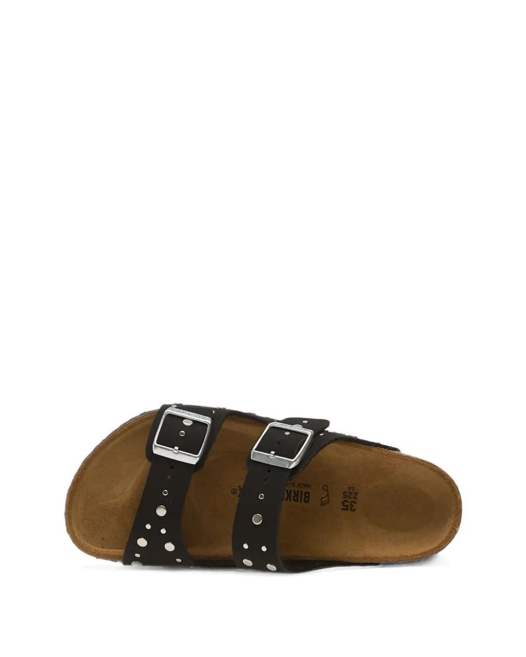 Birkenstock Black Arizona Rivet-Embellished Sandals