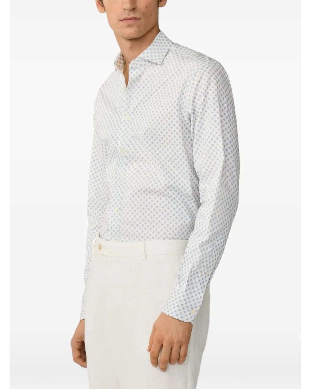 Hackett Hemd Mit Blumenmuster in Gray für Herren