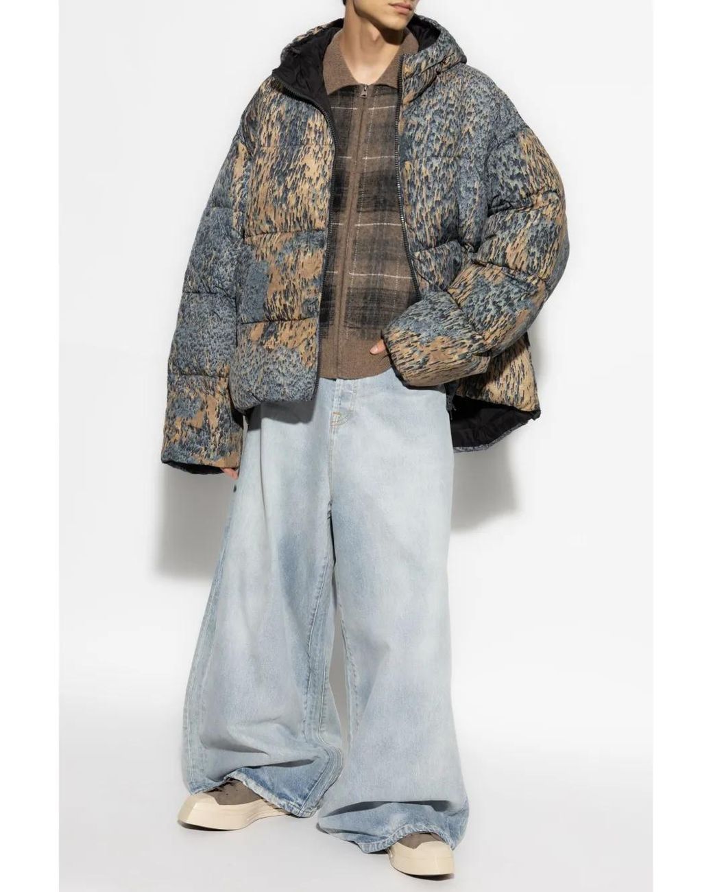 DIESEL Jacket W-Bogaert in Gray for Men | Lyst