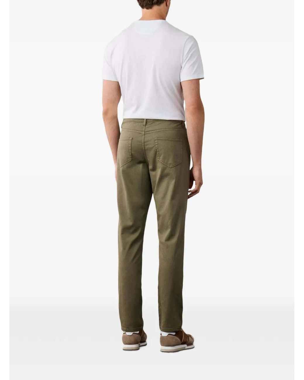 Hackett Green Straight-Leg Trousers for men