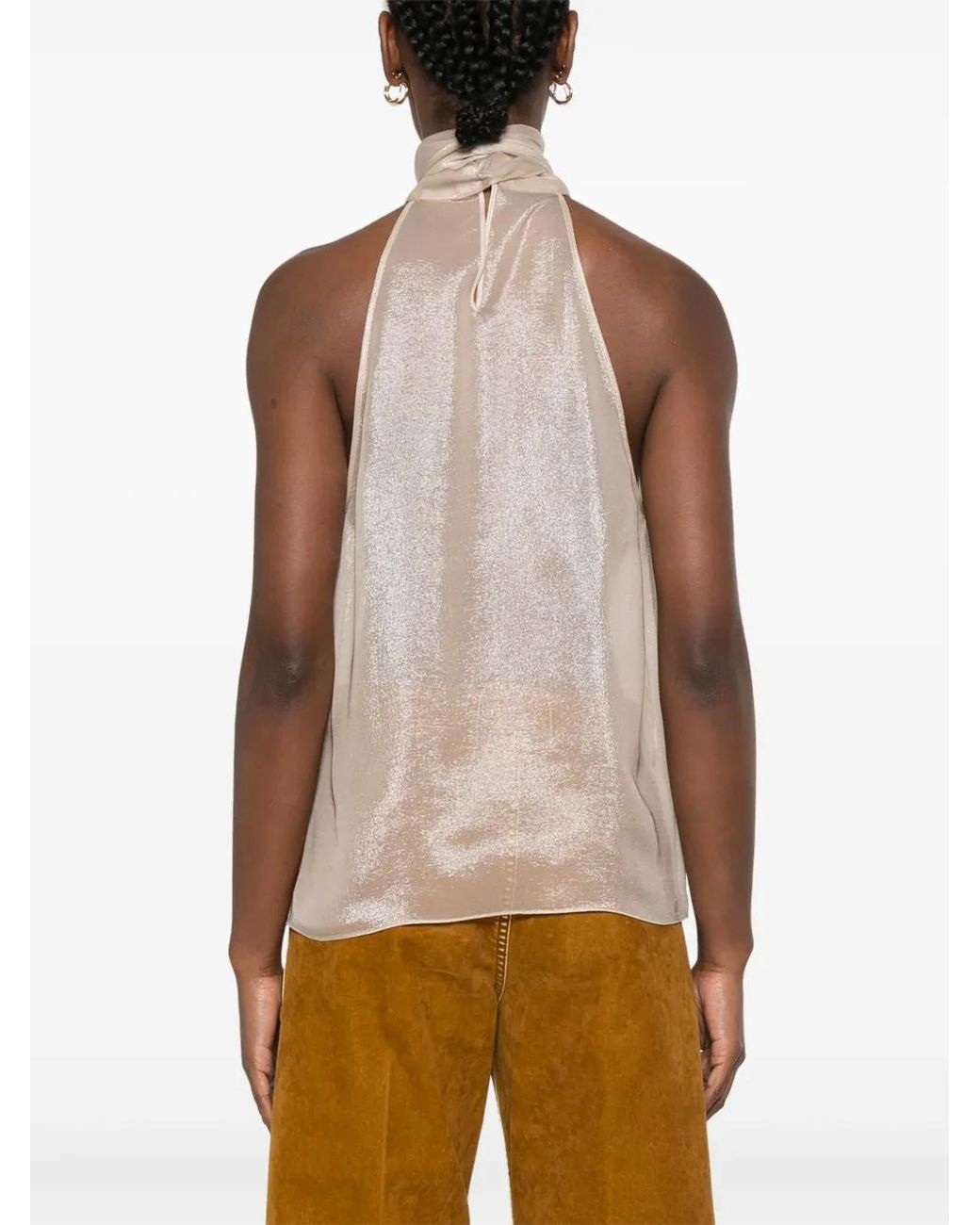 Tom Ford White Pussy-Bow Collar Blouse