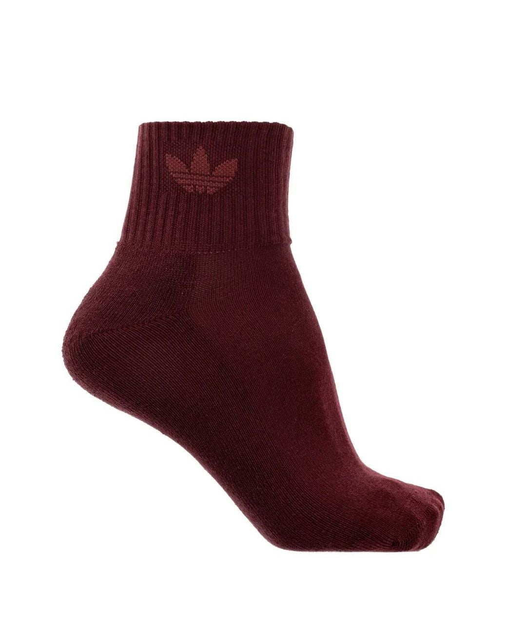 Adidas Green Trefoil Three-Pack Socks for men