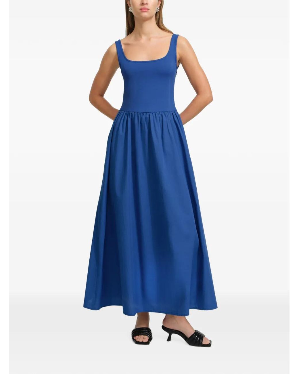 MARCELLA Blue Robe Longue Clara