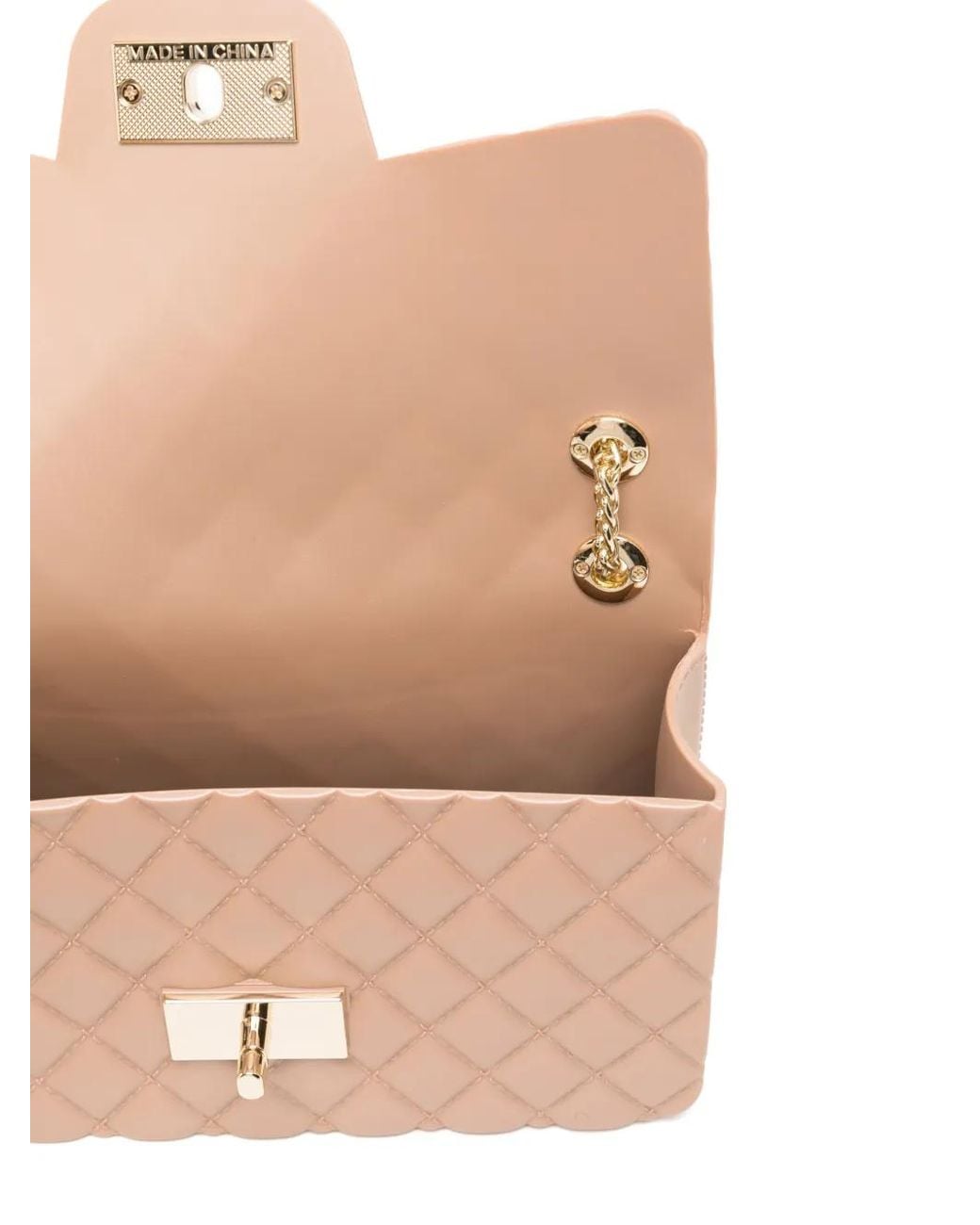 Marc Ellis Pink Flat Falcon Quilted Logo-Plaque Cross Body Bag