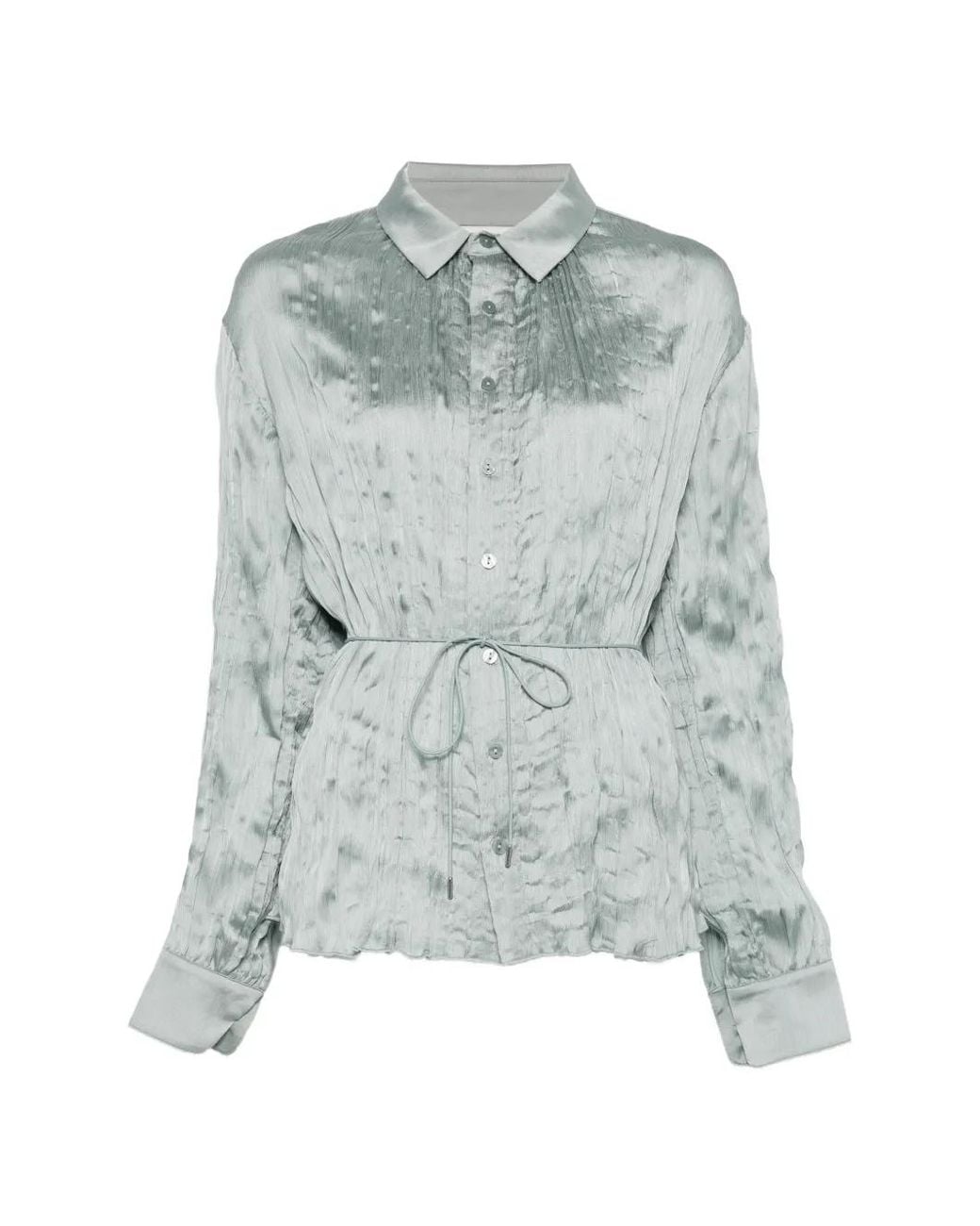 Staud Blue Button Down Shirt