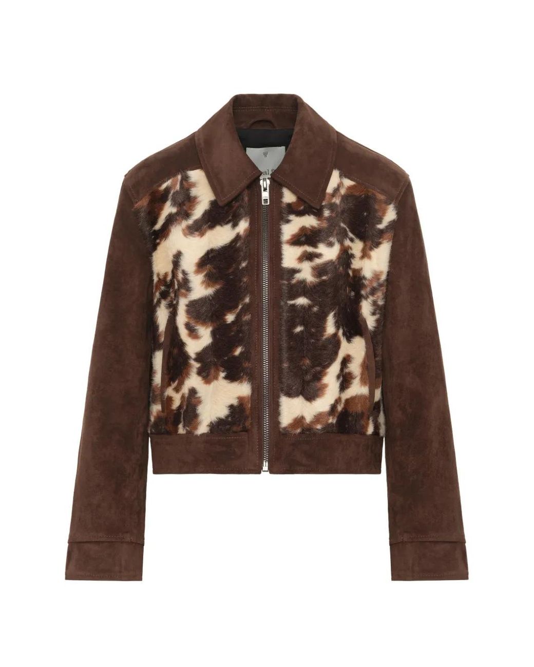 Unreal Fur Brown Hi Noon Faux-Fur Jacket