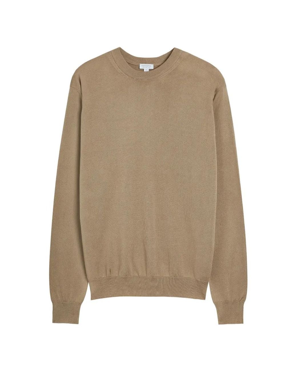 Pull En Maille Fine Sunspel pour homme en coloris Natural
