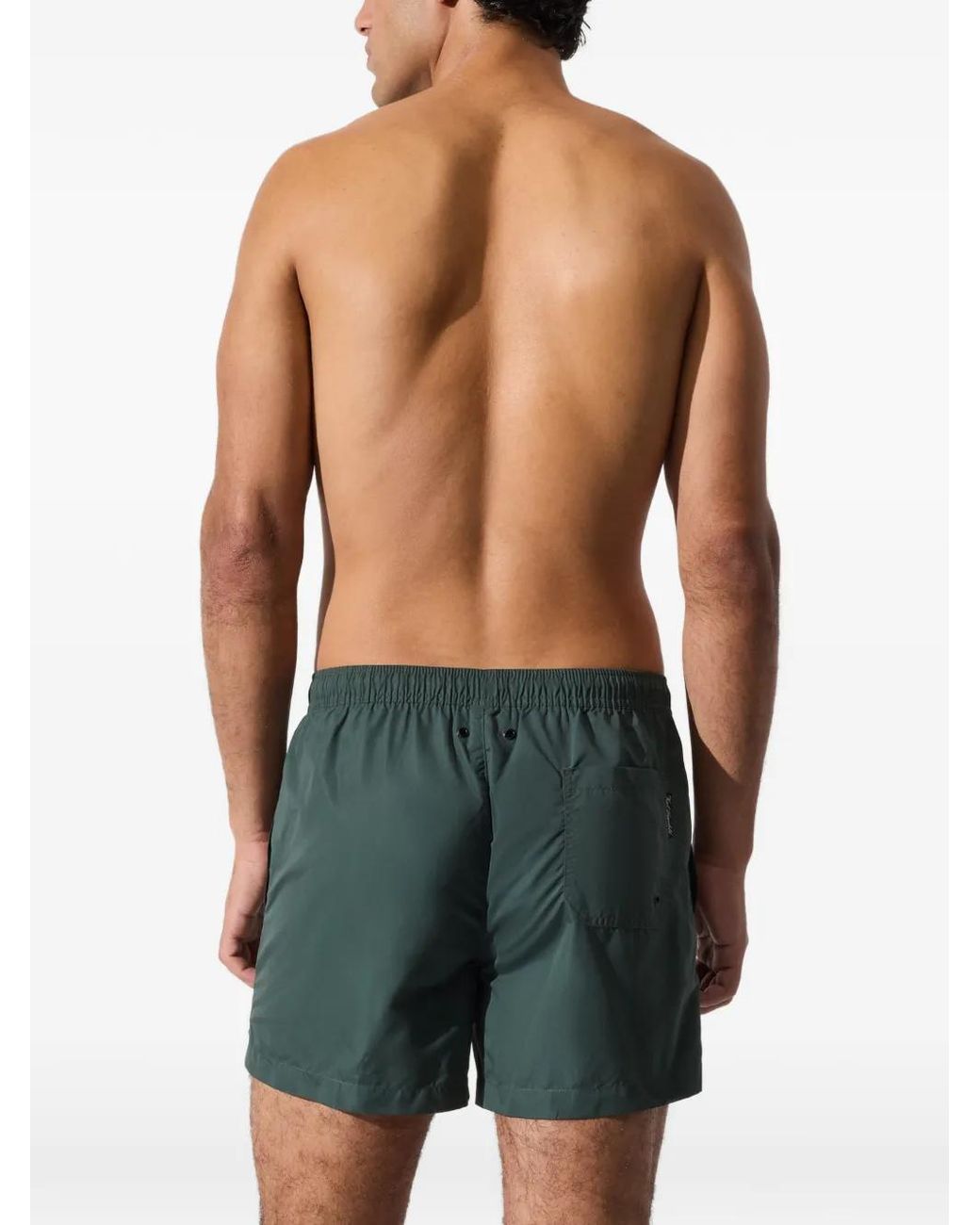 Karl Lagerfeld Green Vacances De Karl Swim Shorts for men