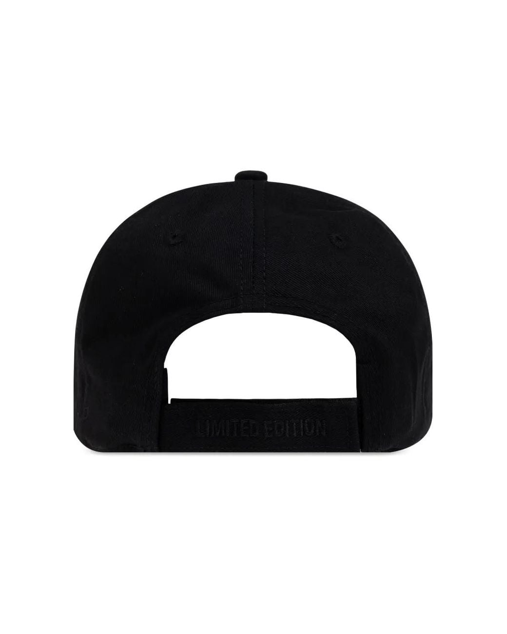 Vetements Black Logo-Patch Cap