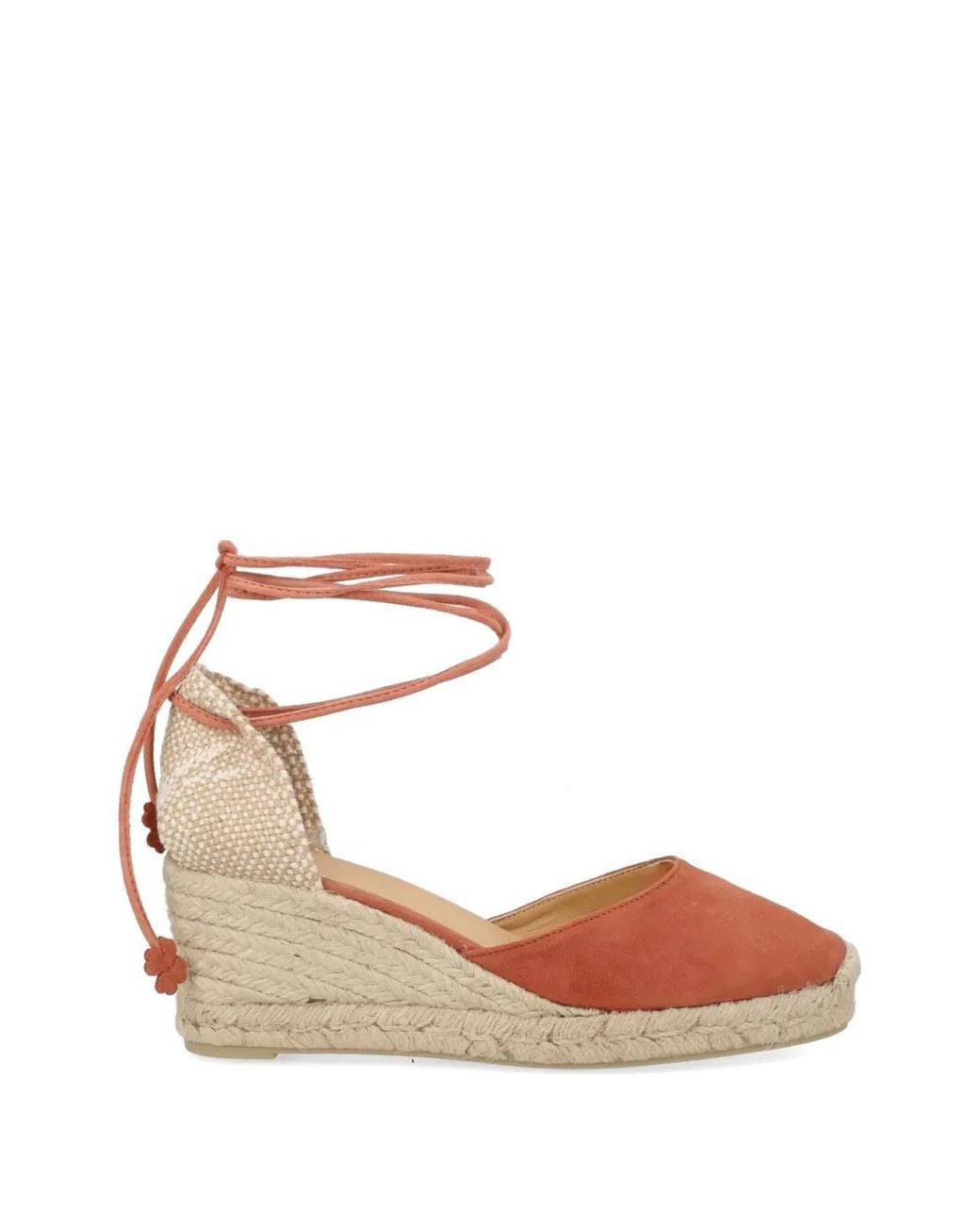 Castaner Pink Espadrilles Carina Compensées