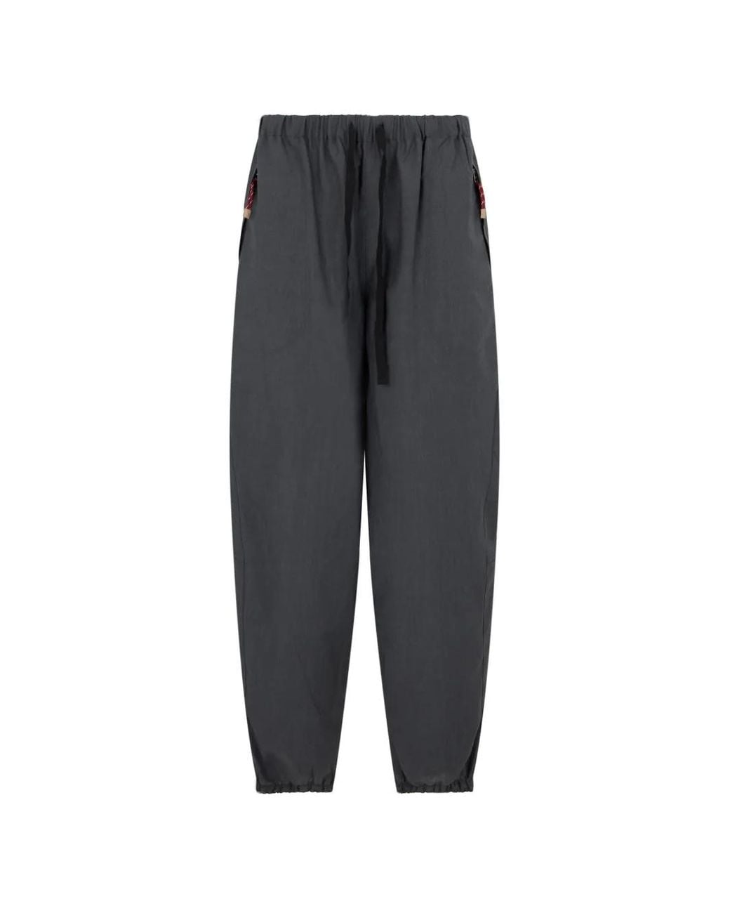 Prada Gray Light Mohair Joggers Trousers