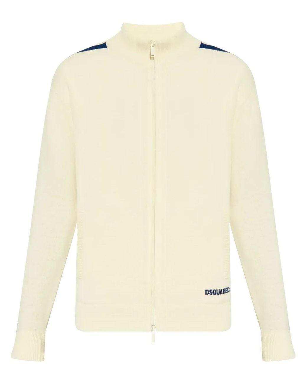 DSquared² Natural Zip-Up Sweatshirt for men