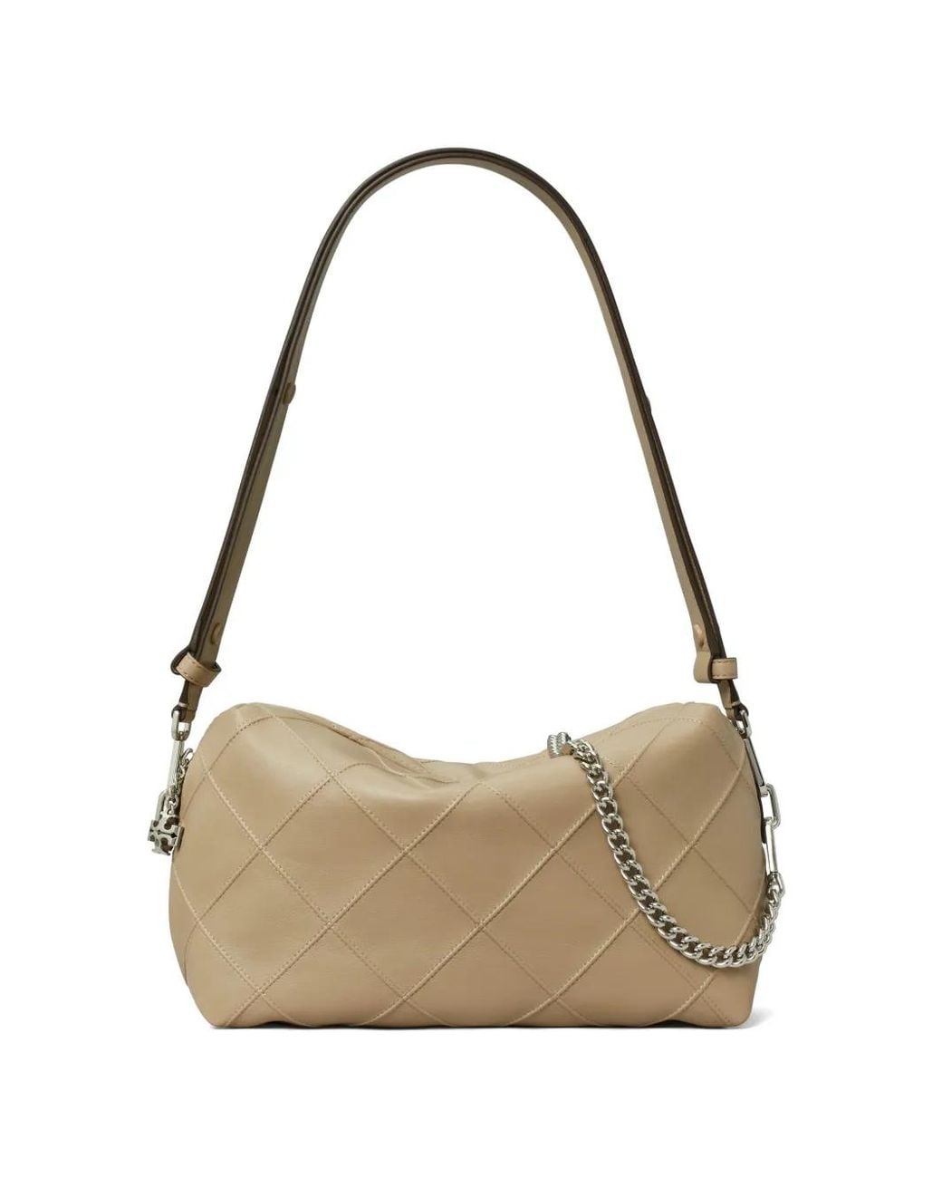 Tory Burch Natural Large Fleming Soft Crossbody Bag