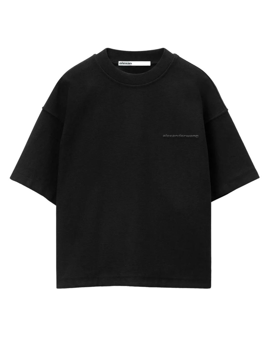 Alexander Wang - コットン パフロゴ Tシャツ alexanderwang アレキサンダーワング パフロゴ コットン