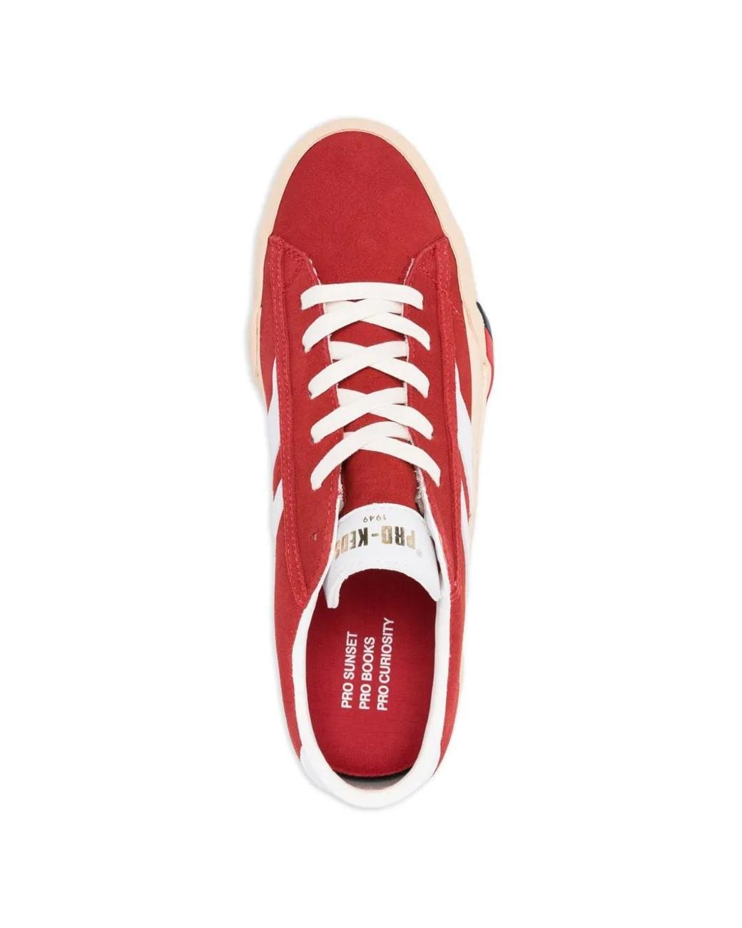 Pro Keds Red Royal Classic Striped Low-Top Sneakers for men