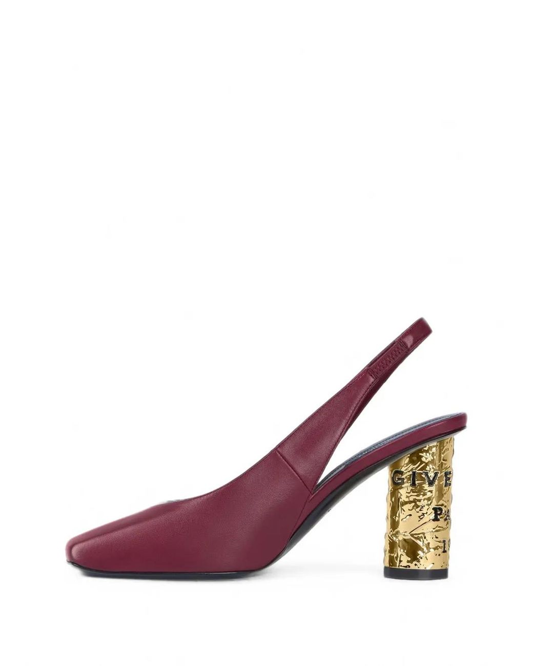 Givenchy Purple Tape Slingbacks Aus Leder