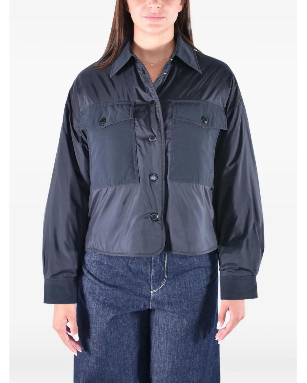 Weekend by Maxmara Gray Reversible Quilted Jacket