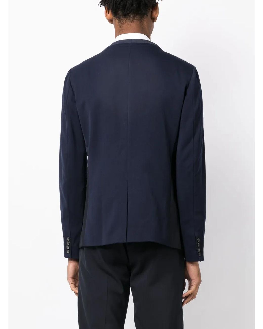 Private Stock Blue The Martel Single-Breasted Blazer for men