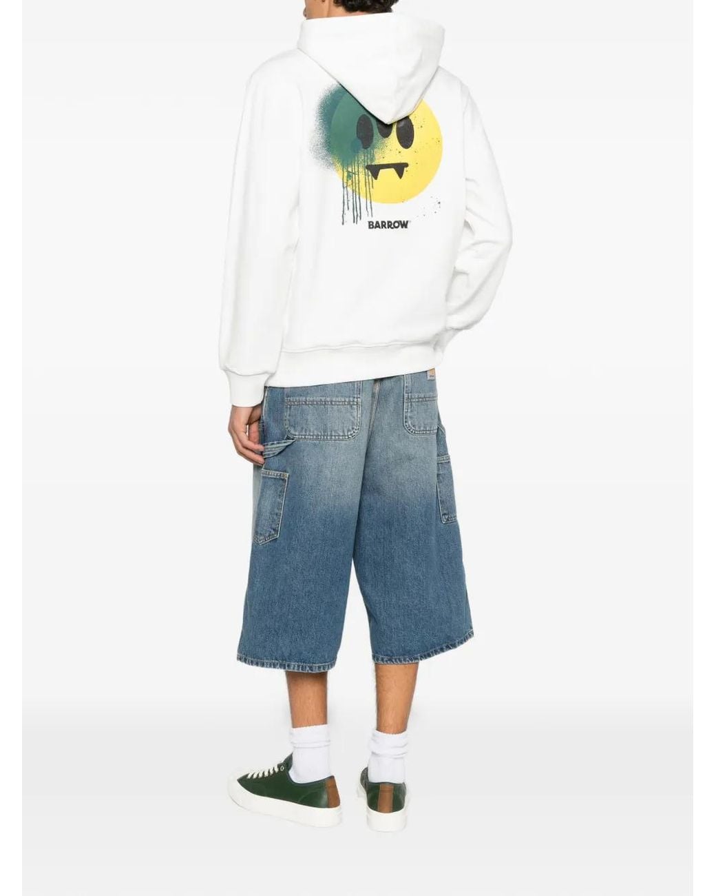 Barrow Blue Graphic-Print Hoodie