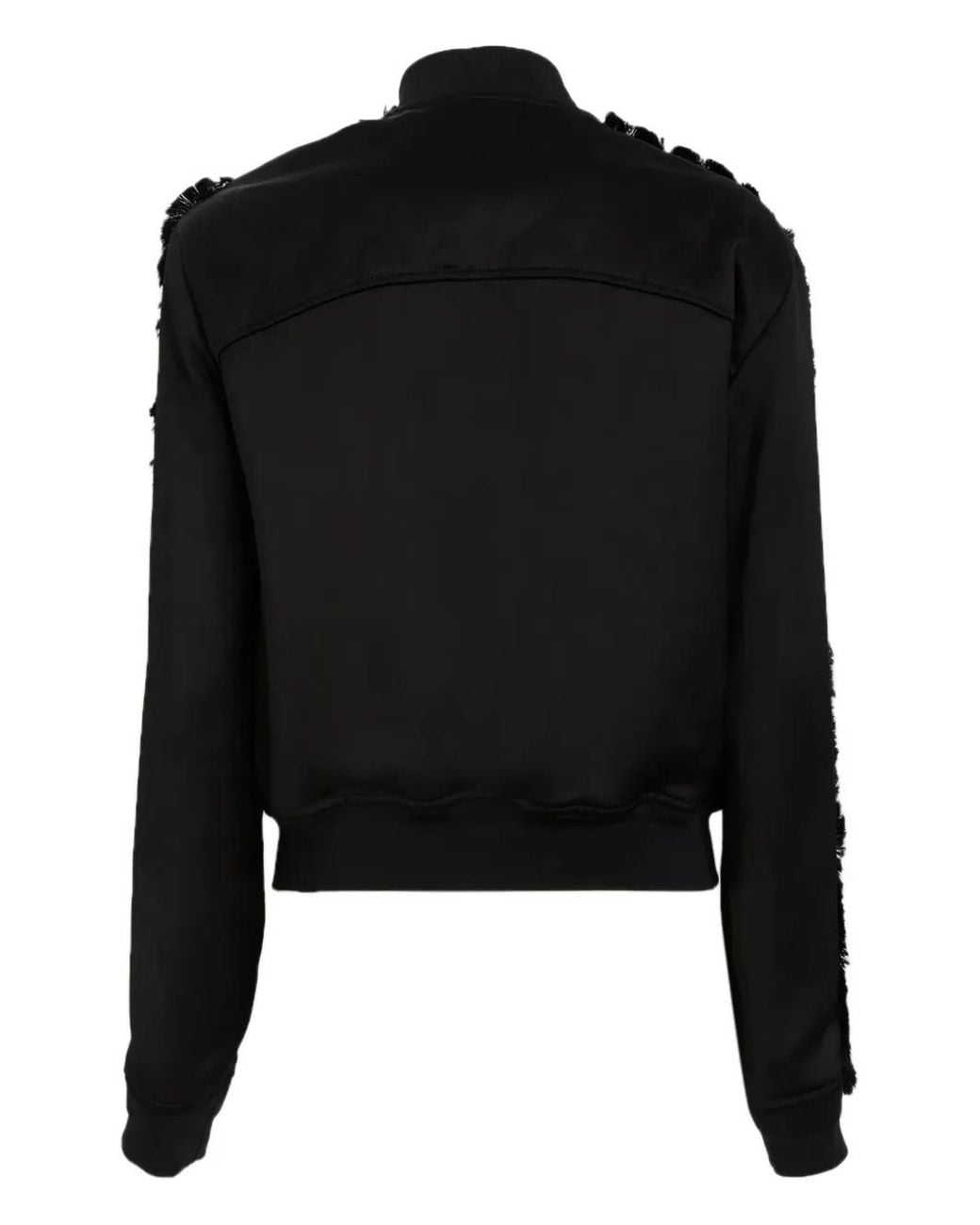 DURAZZI MILANO Black Fringed Jacket