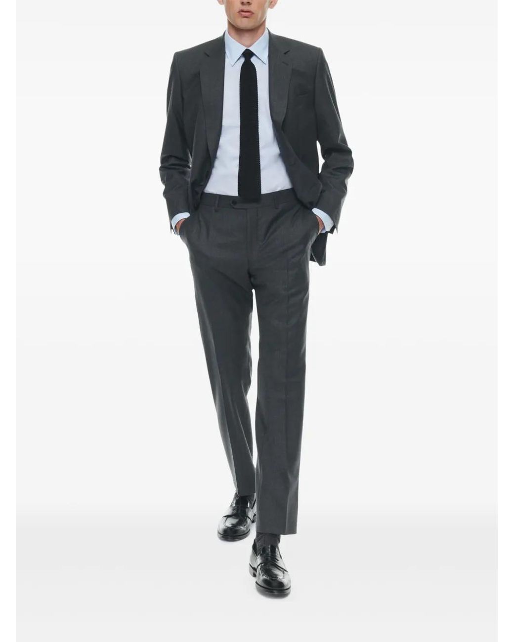 Fursac Blue Tailored Trousers for men